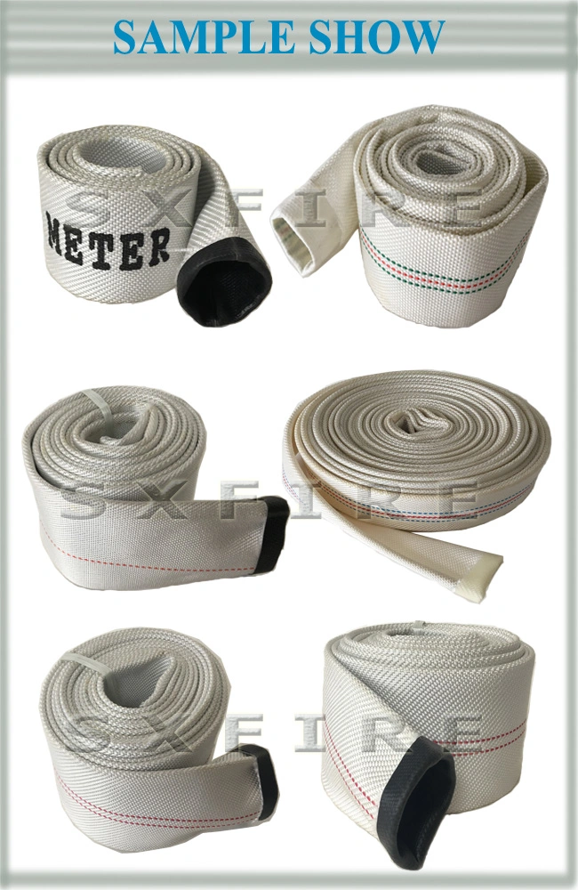 5&quot; Single Jacket PVC Rubber Lay-Flat Discharge Agricultural Irrigation Pipe Hose (multiple size options)