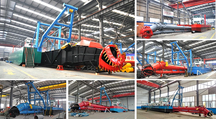 Big Flow Customized Small Cutter Suction Dredger Sand Dredger with Cutter Head for Sale/Sand Dredging Project Used Sand Dredger Boat with Reasonable Price