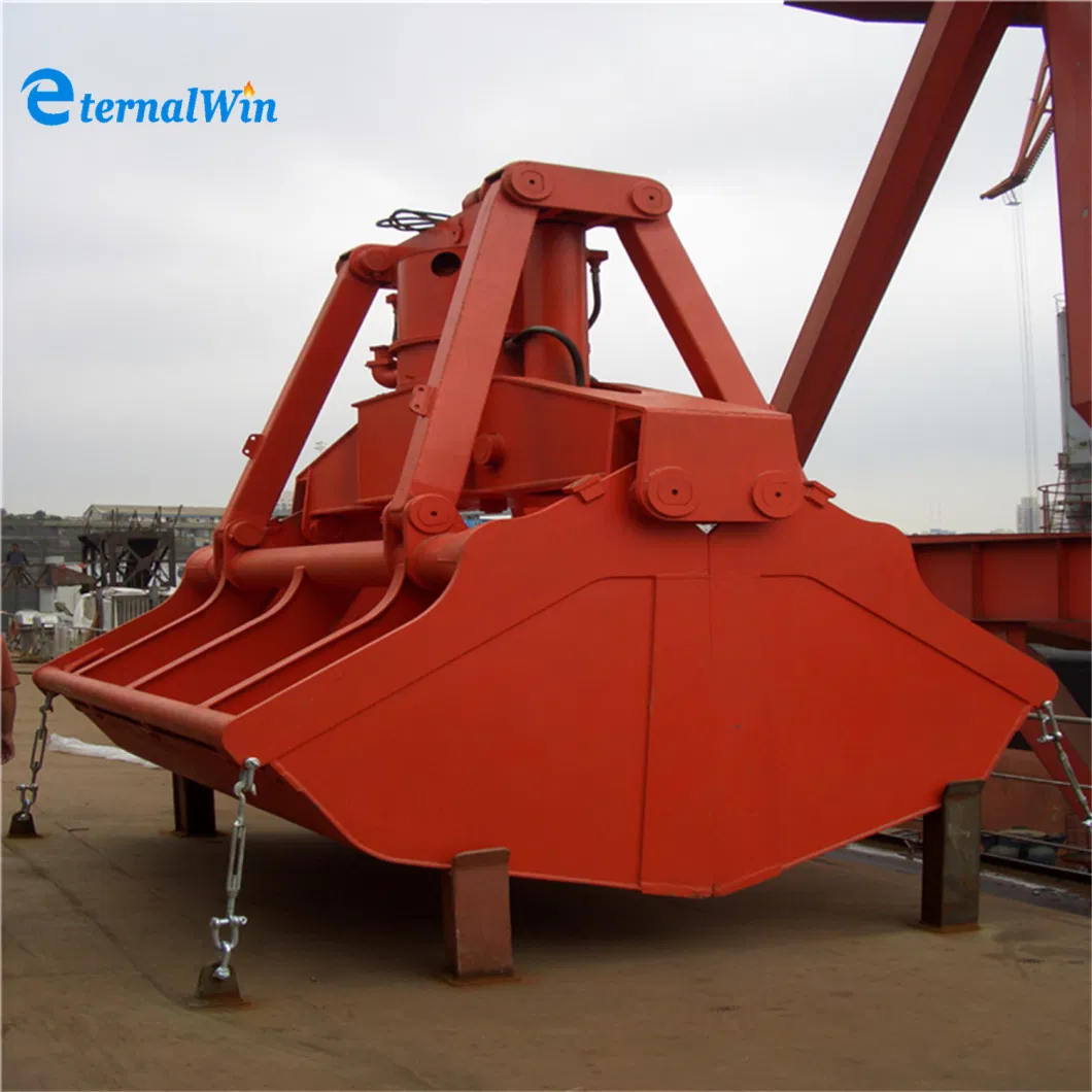 Hydraulic Electric Grab Grabber Grapple Bucket for Overhead Crane