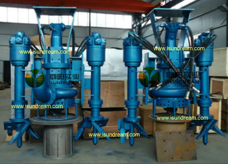 Hydraulic Driven Submersible Sand Dredging Slurry Pump with Agitator and Excavator