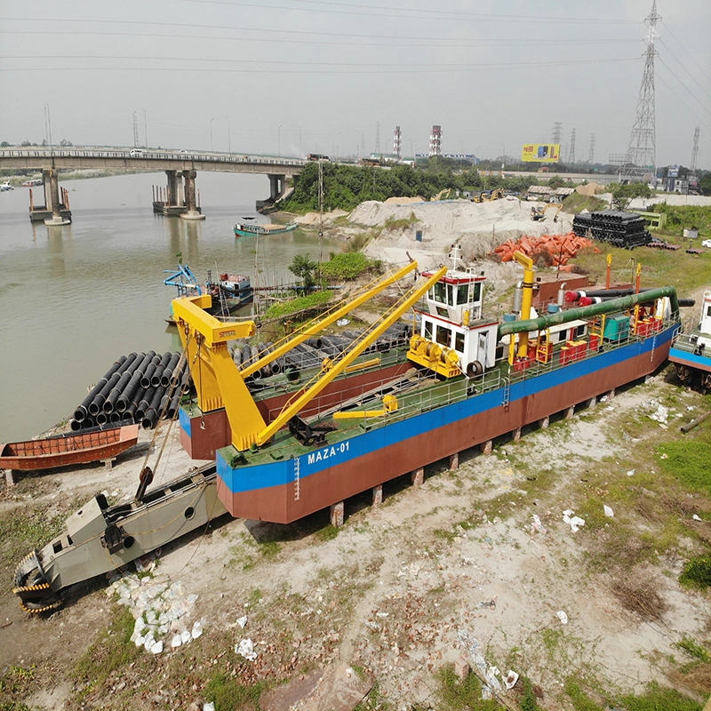 Diesel Engine / Diesel Engine/ Hydraulic Control/River Sand /26 Inch Lake Mud / 22 Inch Cutter Suction Dredging Equipment with Anchor Boom/Dredger CE