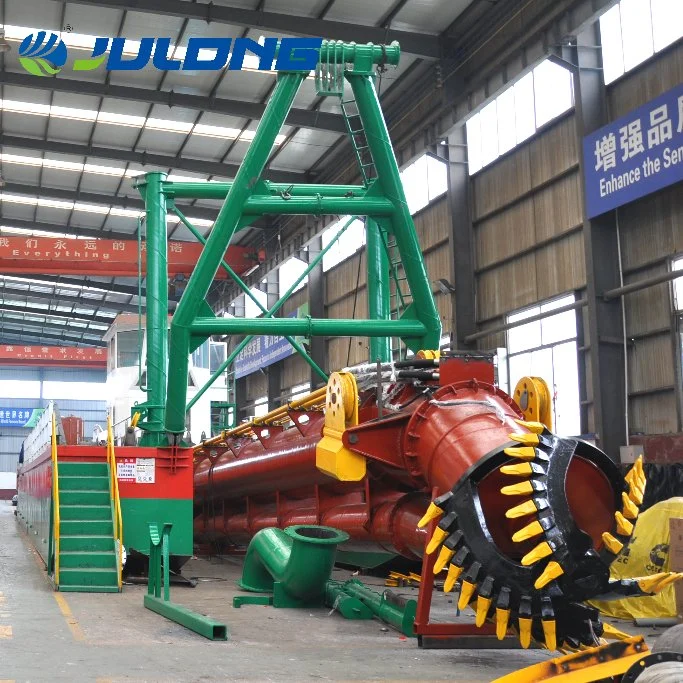 River Cummins Engine Sand Mud Cutter Suction Dredger Gold Mining Dredging Equipment