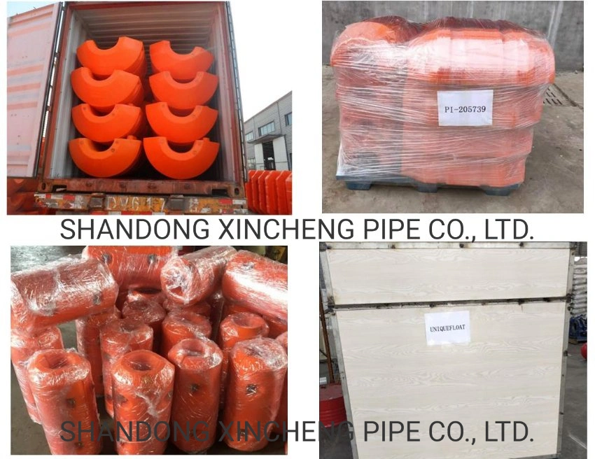 Yellow Dredger Plastic HDPE Floaters Floats with PU Foam Inside for Dredging