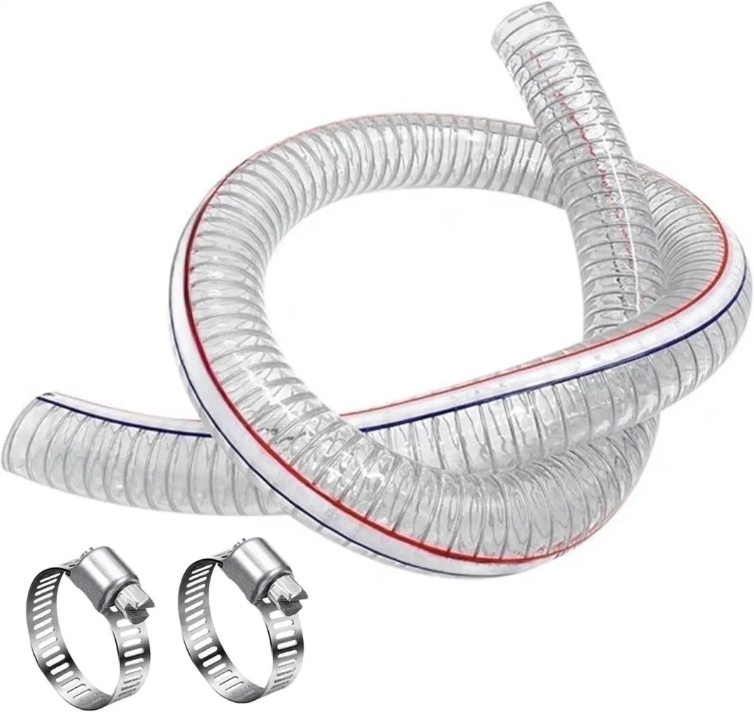 Heavy-Duty Steel Wire Vacuum Suction Hose PVC High Pressure Flexible Hose