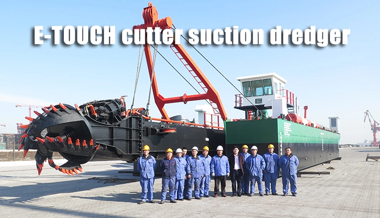 High Efficiency 6000m3/H CSD650 26inch Hydraulic Diesel Engine Cutter Suction Dredger for Canal Ports Dredging Machine
