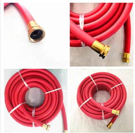 Anti-Abrasion Rubber Garden Hose 100 FT with Good Flexibility