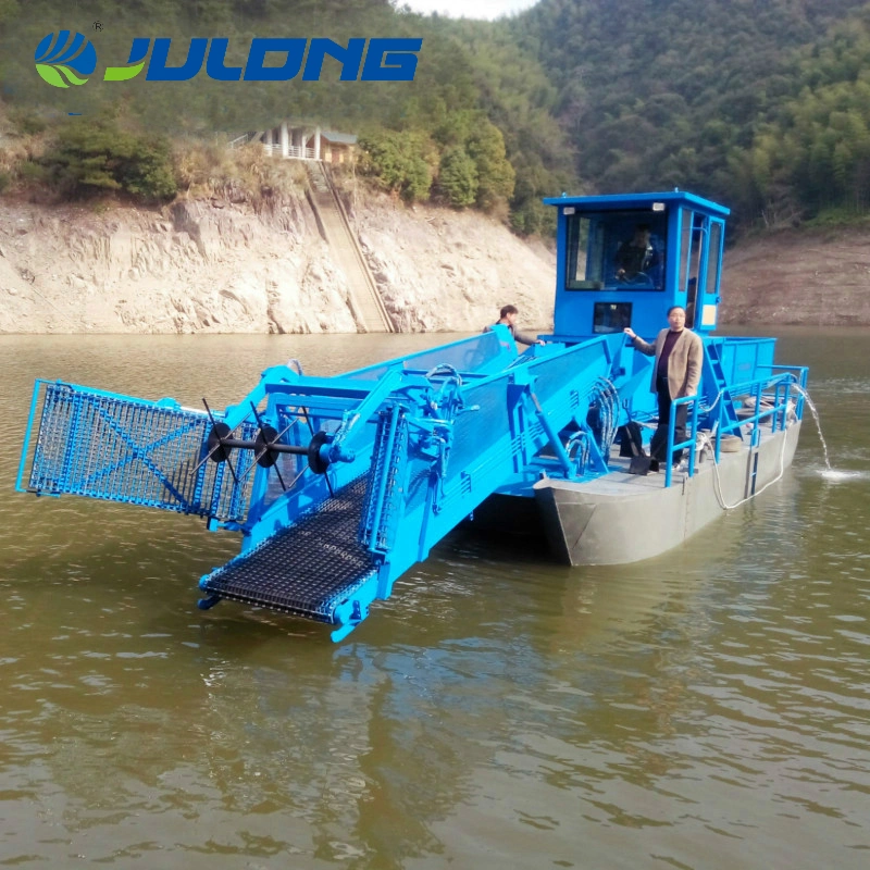 Dams Floating Plastic Waste Removing Boat Trash Garbage Skimmer