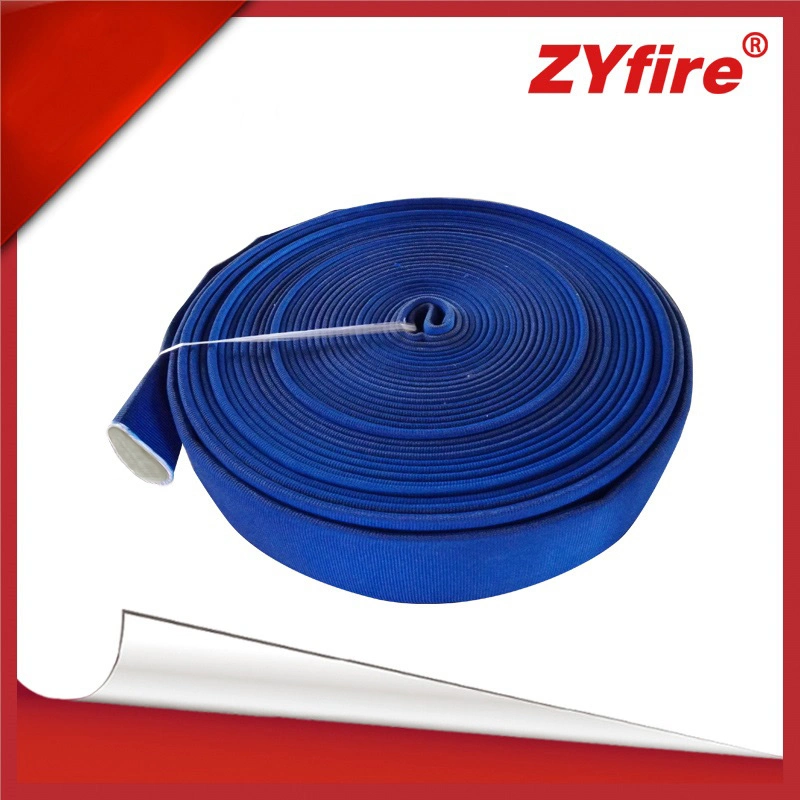 Zyfire 10 Inch Blue TPU Heavy Duty Water Discharge Lay Flat Potable Water Hose