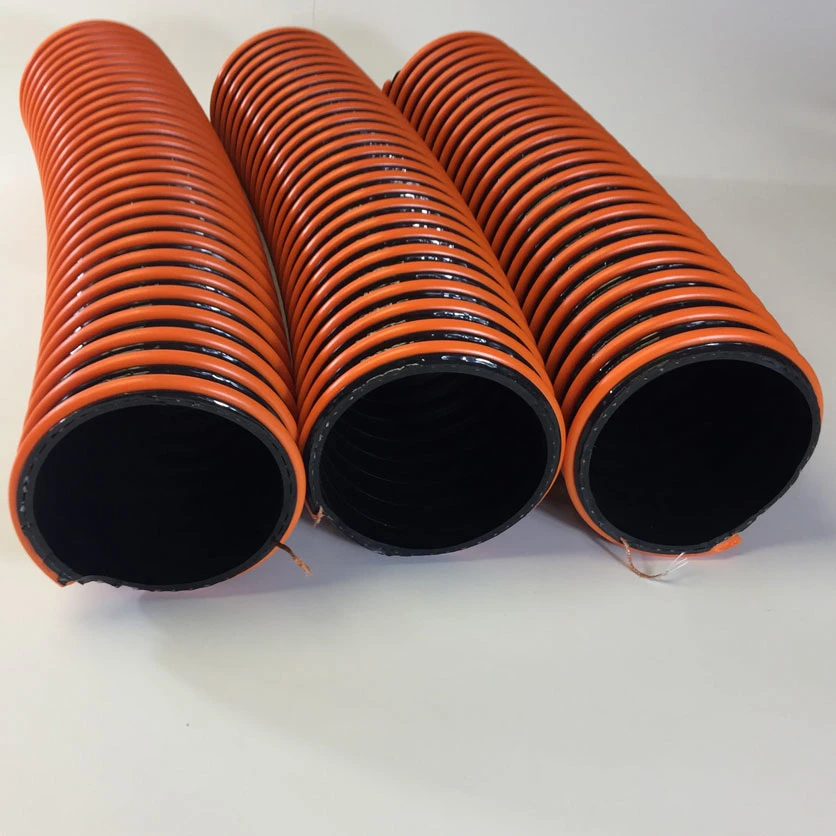 Flexible Hose Fuel Drop Suction Hose Nitrile (NBR) Rubber Rigid PVC Helix and Embedded Ground Wire