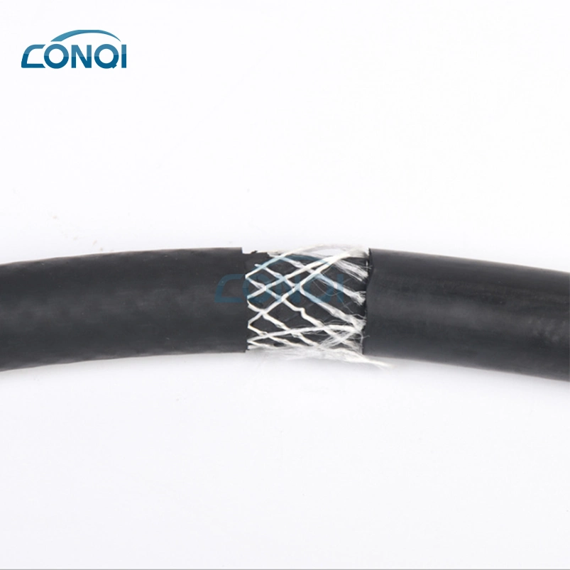 Black EPDM Braided Rubber Hose Water Suction 3/8 Rubber Air Brake Hose