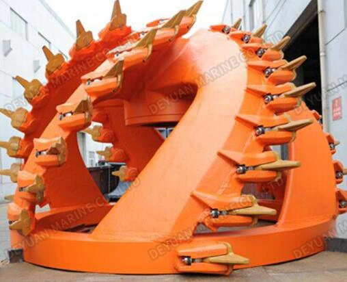 Dredge Cutter Head with Cutting Edges