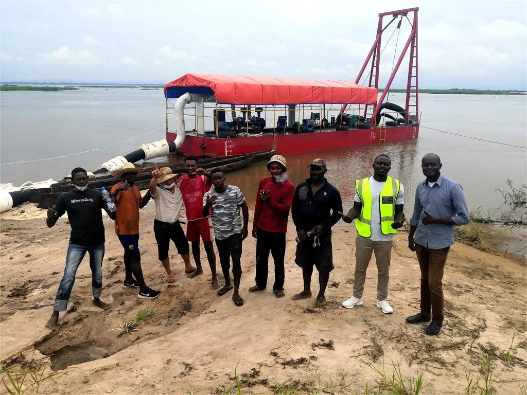 Gambia14 Inch Sand Dredge Machine Sand Dredge for Sale Sand Dredging Dredgerwith Competitive Price