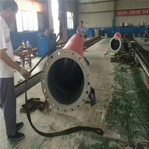 12 Inch High Pressure Flange Connecting Flexible Dredging Rubber Hose