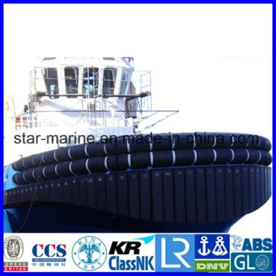 Parafango in gomma per tugboat con certificato