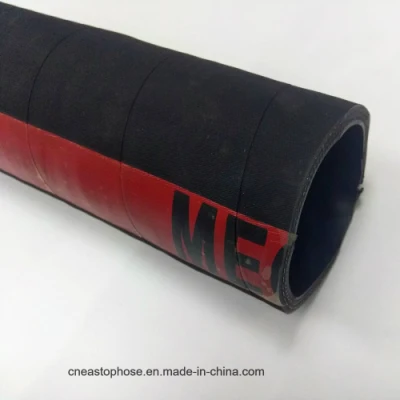 Nr & SBR sintetico nero 1 2 3 pollici flessibile Tubo flessibile di aspirazione in gomma per pompa dell′acqua con acciaio ad elica ad alta resistenza Fili