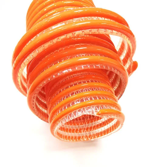 Plastic Corrugated PVC Suction Hose with Rigid PVC Spiral