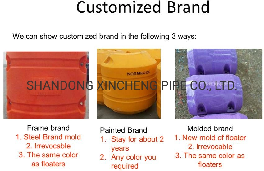 Customized Different Colour MDPE Hose Floaters Float for Pontoon and Dredger