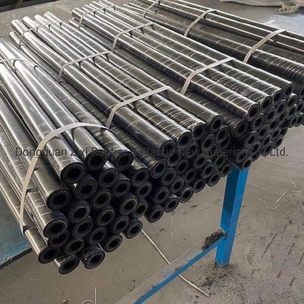 High Pressure Flexible Ducting Mud Extrusion High Wear Resistant Rubber Hose