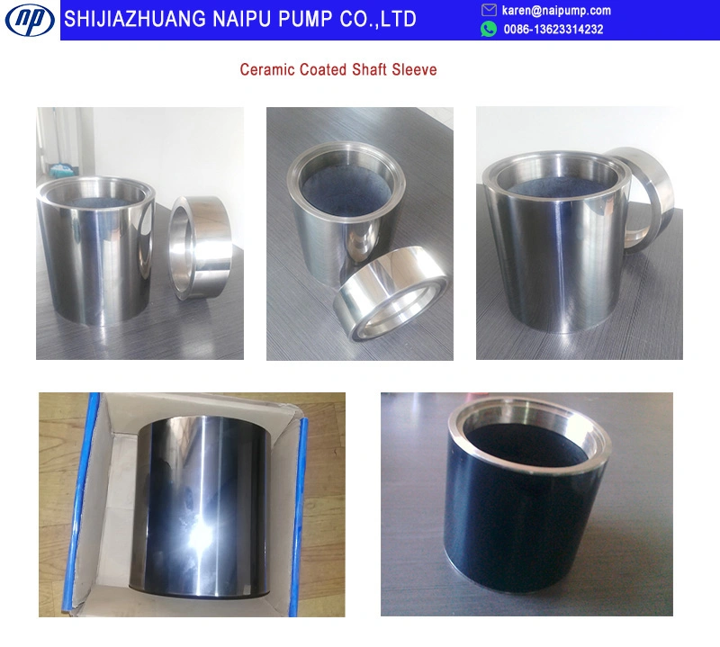 Ceramic Coated Slurry Pump Spare Parts Shaft Sleeve G075
