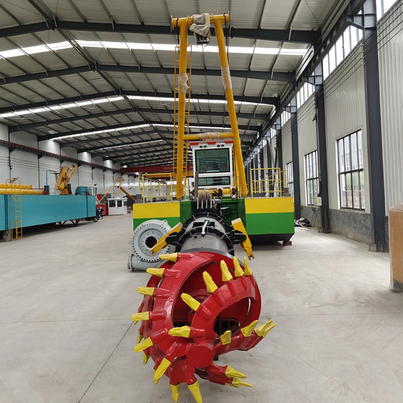 Electric Hydraulic Water Flow 12 Inch Cutter Suction Dredger with Underwater Pump for River Sand /Lake Mud/ Construct Port / Reservoir Hot Sale