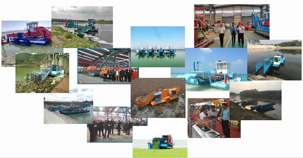 Hot Sale Amphibious Weed Harvester/Backhoe Dredger Equipment with Lower Price