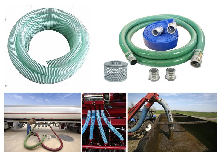 10-50 M Length Hollow Round PVC Water Suction Hose