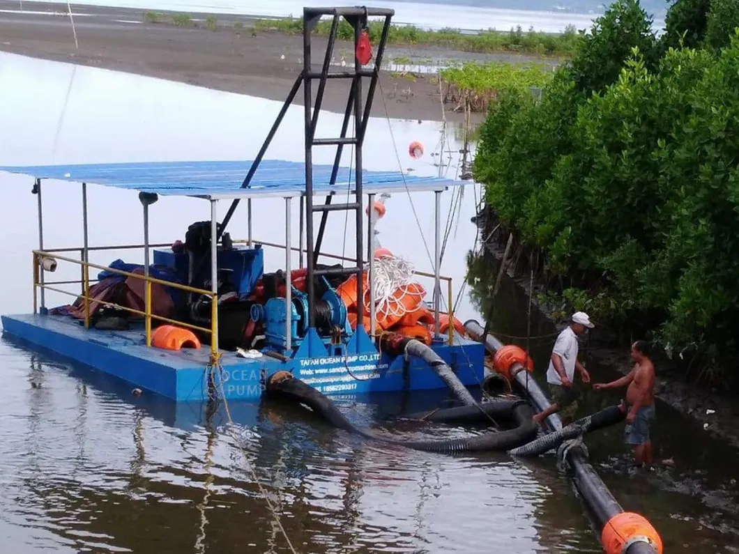 Pond Dredging Equipment Floating Dredger for Mining Use