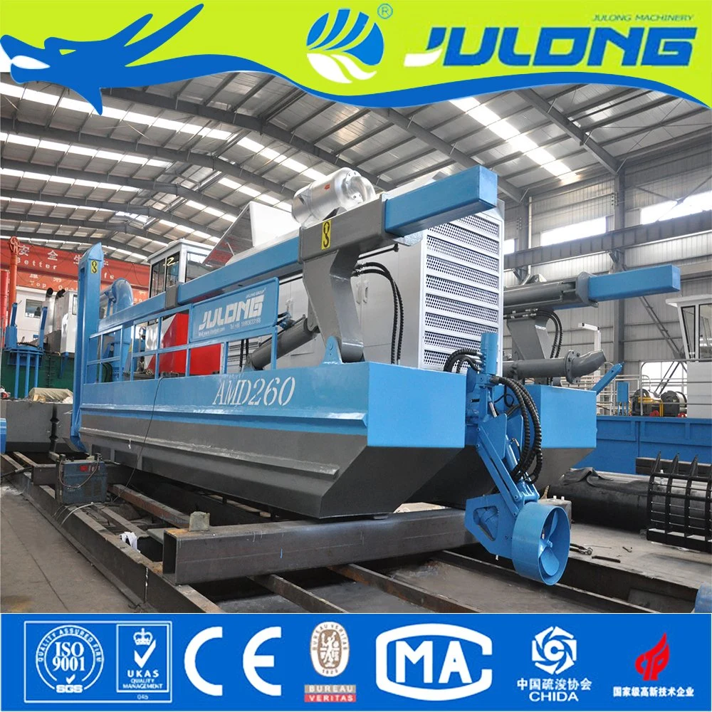 6.5m Dredging Depth Amphibious Multi-Functional Dredger Equipment for Swamp Shallow Water Area