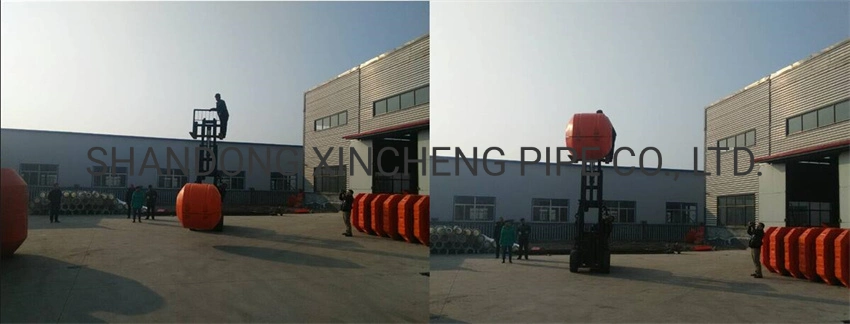 Dredger HDPE Pipe Floaters/Dredging Empty MDPE Floats for Dredging Pipeline