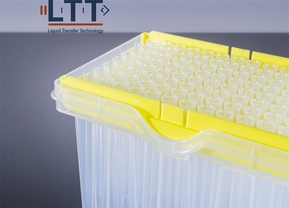 Transparent Filter Pipet Tips Suction Head with Filter Element Sterile Box Sterile, Rnase/Dnase Pyrogen Free
