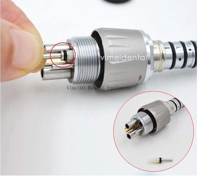 Dental 6 Hole Optical Quick Coupling for High-Speed Turbine Handpiece