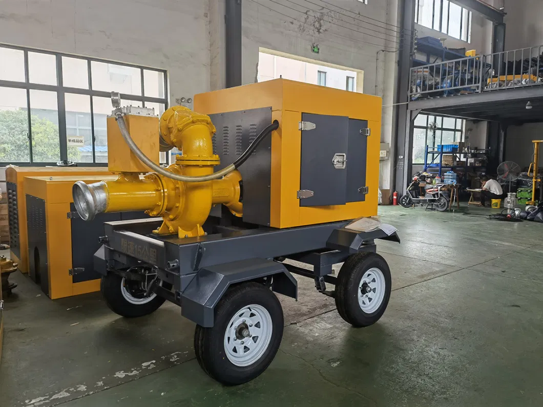 10-Inch Cast Iron High-Temperature Resistant Self-Priming Centrifugal Pump