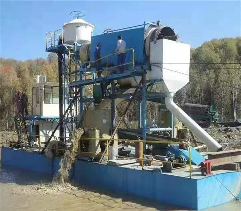 Bucket Chain Diamond Dredger Used for Mining Project