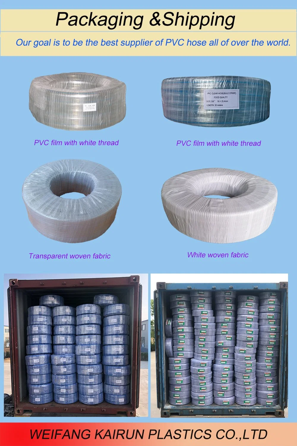 High Quality Bendable Various Size Soft Transparent PVC Pipe Tube Hose