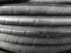 Customized Wire Braid Mangueiras High Pressure Hose Pipes Flange Joint Flexible Braided Hydraulic Rubber Hose