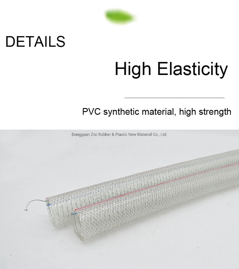 Clear Steel Wire Reinforced Suction Hose PVC Spring Hose