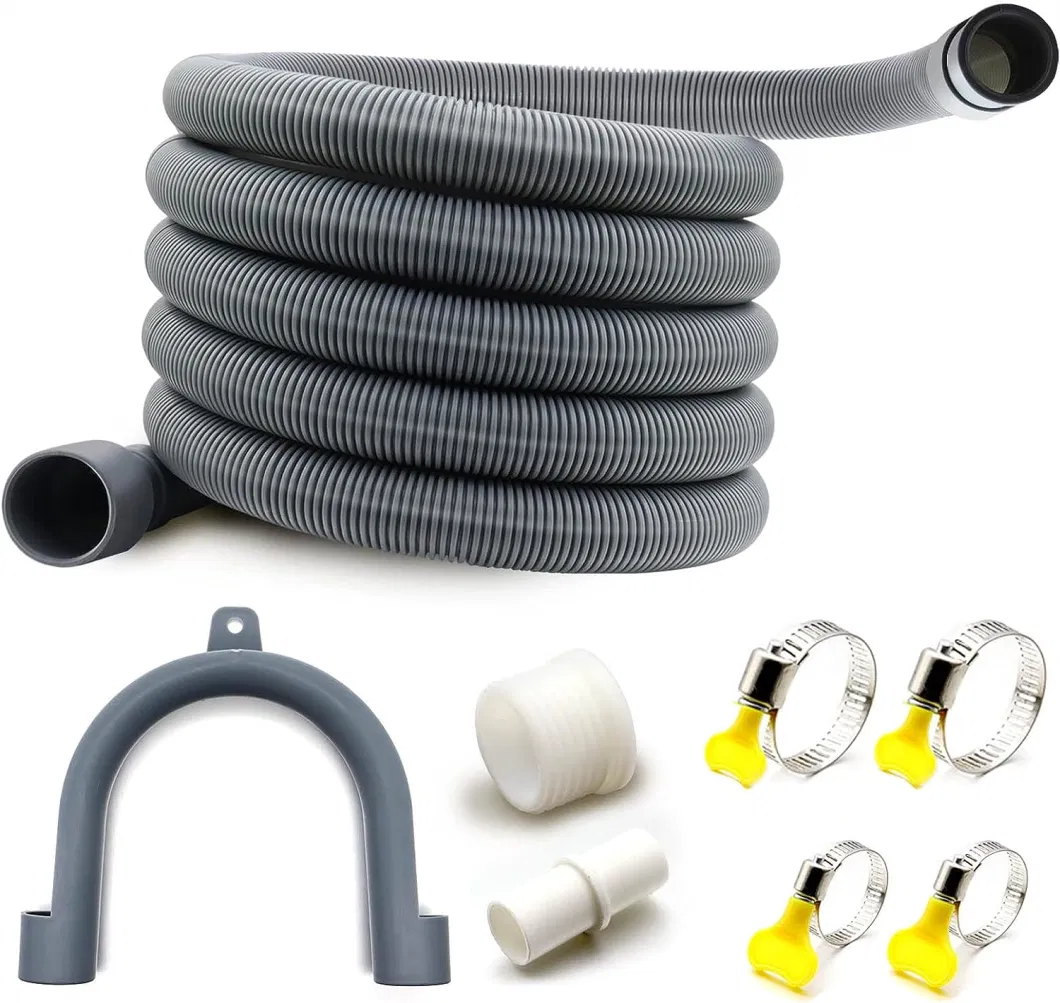 Flexible Dishwasher Drain Hose Extension Kits Corrugated Washer Discharge Hose