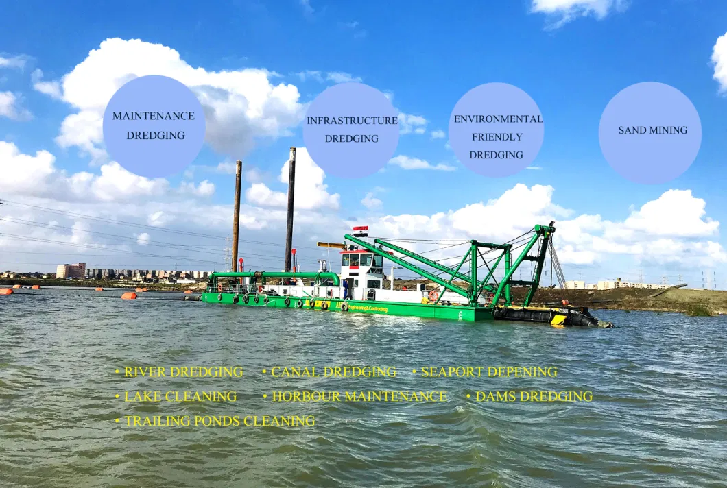 Customized High Quality Mining Dredging Machine Cutter Suction Dredger