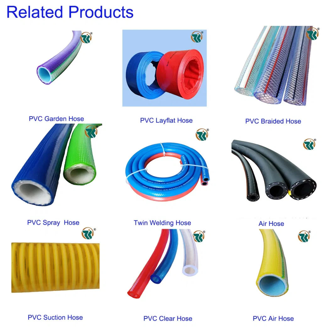 19mm Industrial PVC Spiral Steel Wire Reinforced Water/Air/Rubber/Suction/Garden Hoses