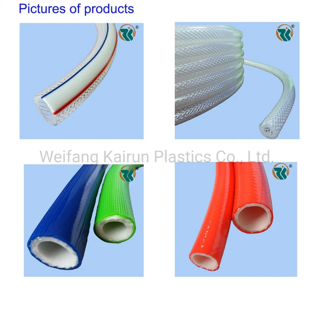 Better Quality Cheapest Customized Water Irrigation Bendable PVC Flexible Fiber Braided Reinforced Hose