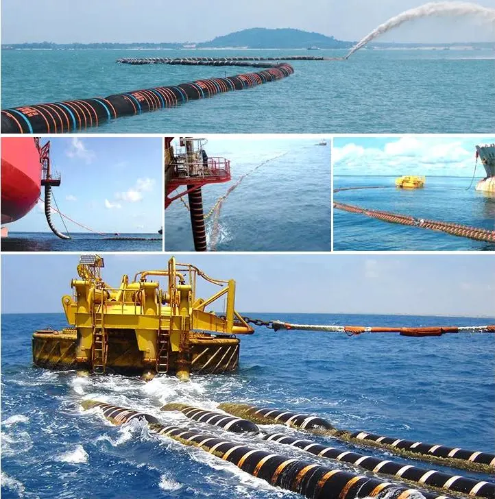 Long Life Hydraulic Industrial Rubber Marine Floating Oil Hose