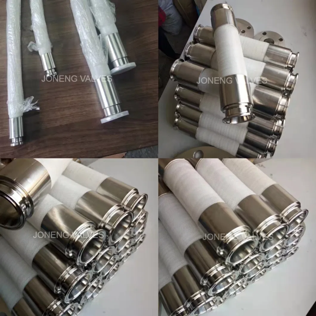 Sanitary Grade Stainless Steel Wire Reinforced High Purity Platinum Vulcanized Silica Gel Material Exhaust Pipe