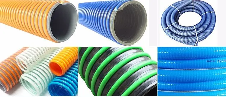 PVC Helix Water Pump Suction Discharge Spiral Tube Pipe Conduit Line Hose