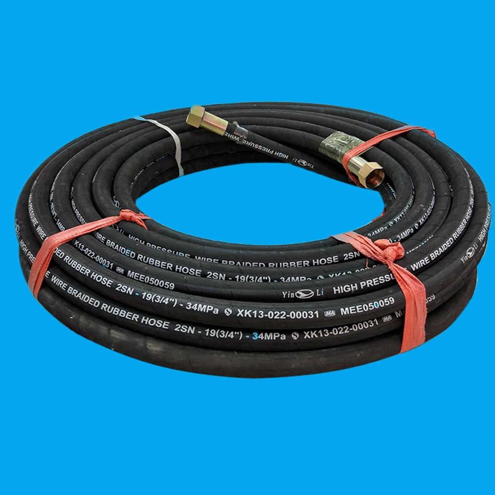 High Pressure Sewer Hose (High Pressure Rubber Hose, Sewer Jetting Nozzle Hose For Jetting Flushing Truck Hydraulic Hose 25m, 45m, 60m)