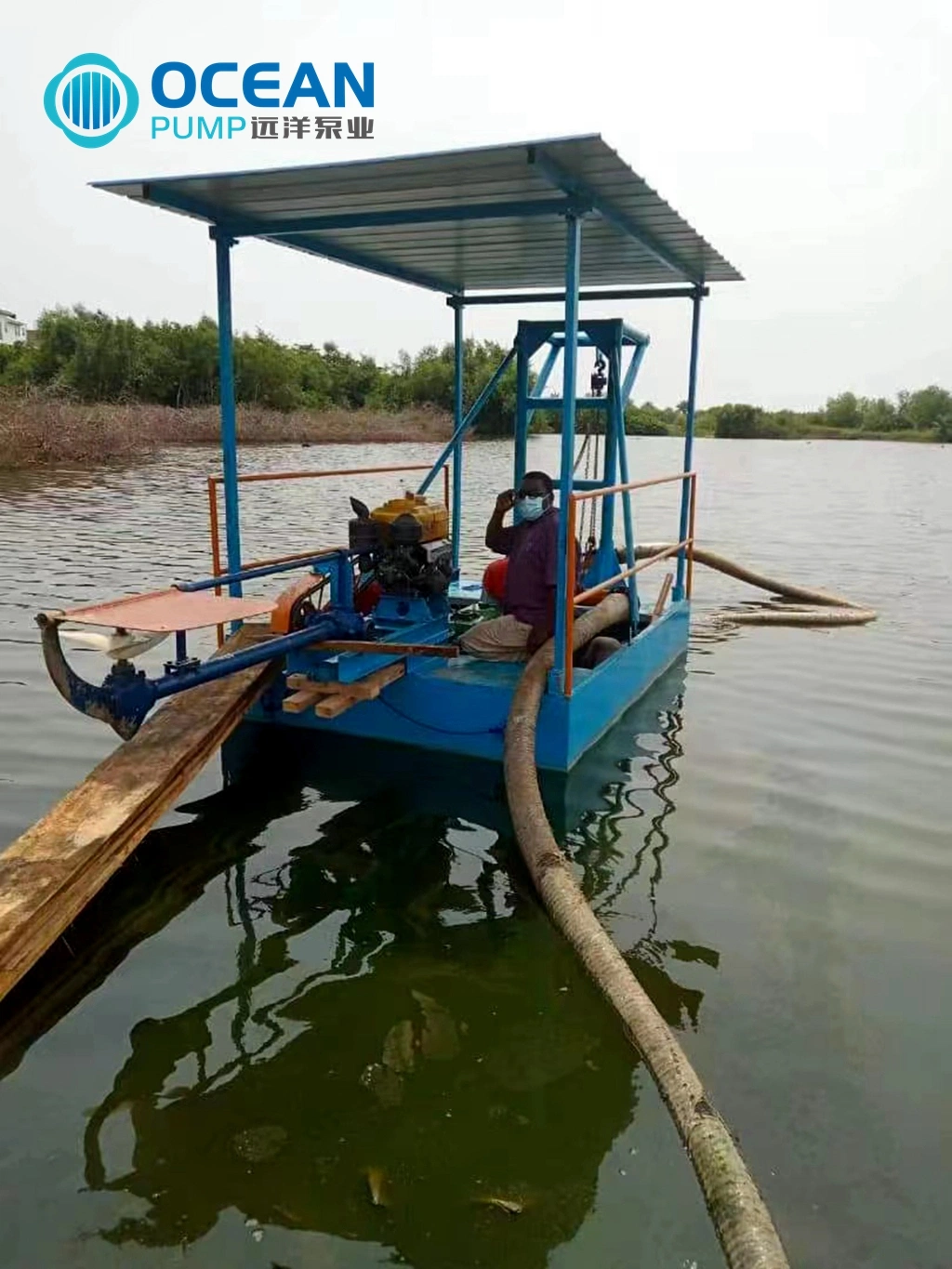 Easy Moving Portable Sand Dredger Ship