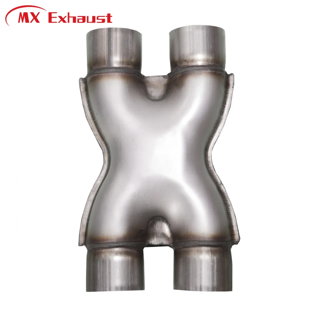 Exhaust System X-Pipe 2.5&quot; Universal Crossover X Pipe Dual 2.5 Inlet/Outlet