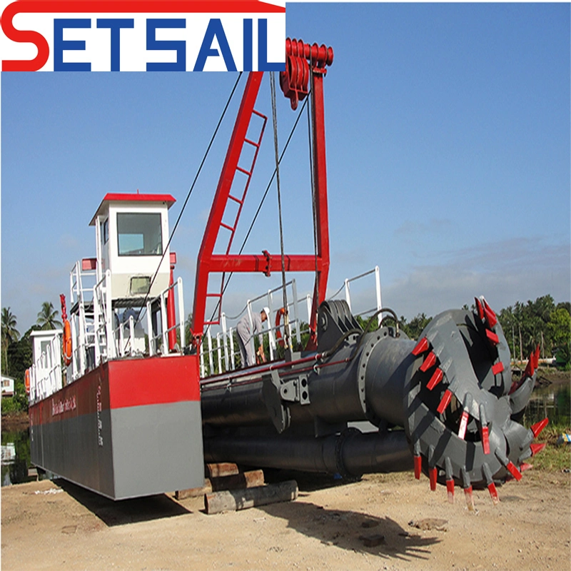 14 Inch Cutter Suction River Sand Dredger with HDPE Pipe