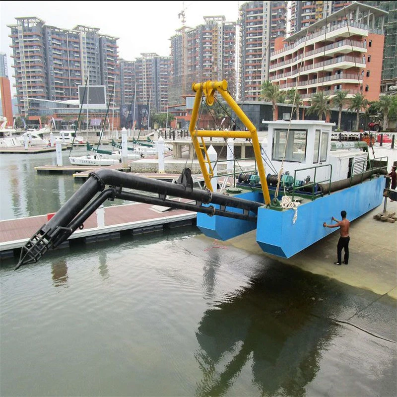 0-4500m3/H Customized 1-20m Jet Suction Sand Mining Dredger with Long Discharge Distance Pumping Sand River Sea Lake