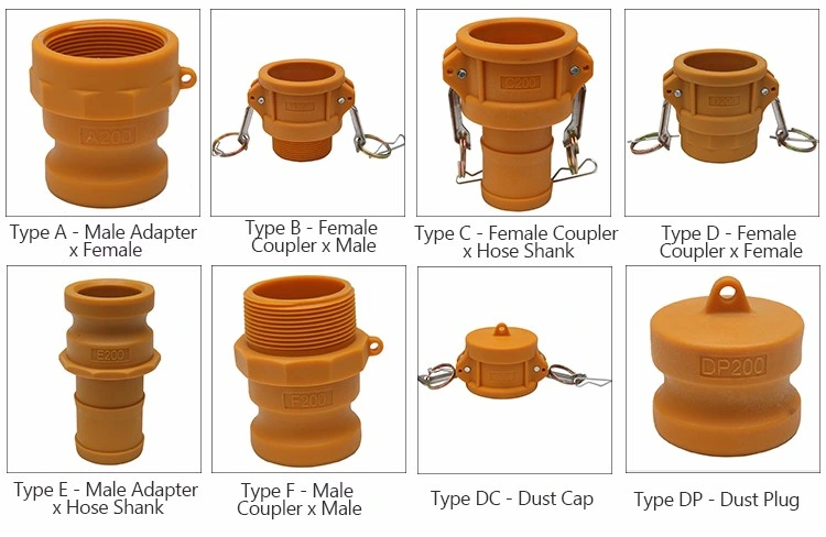 Customized Hydraukic Fire Hose Couplings Quick Connector Camlock Fittings
