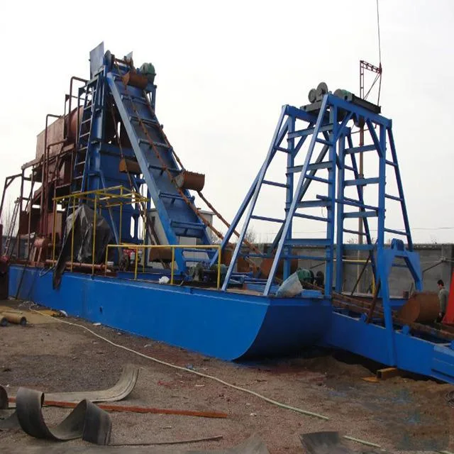 Various Size Grass Cutter/Sand Washer Dredger with Hydraulic Engine/Pump/Transport Pipe/Rinsing Wheel